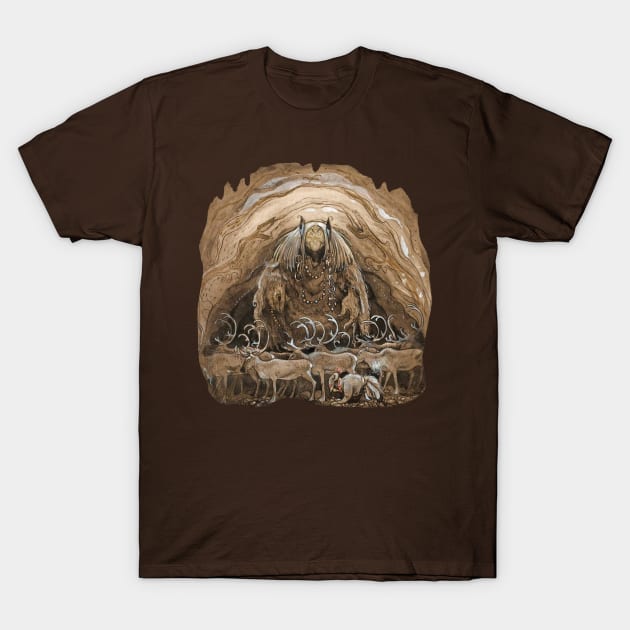 Norwegian Fairy Tale, hiding from a troll T-Shirt by UndiscoveredWonders